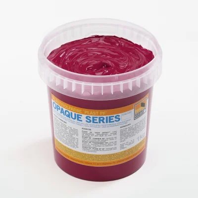 Plastisol opaque paint [carmine red]
