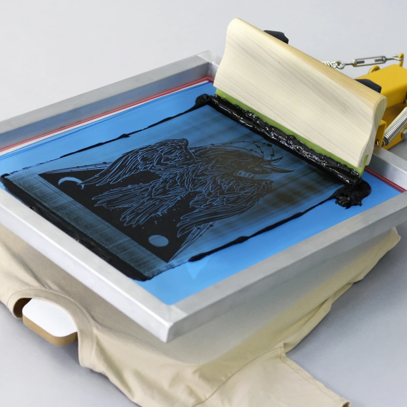 applying ink and printing